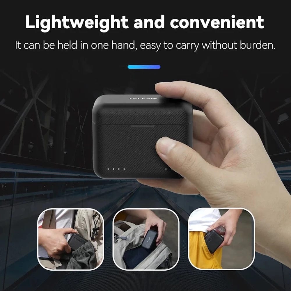 Telesin Dual Card Slot Charging Box for Insta360 X4