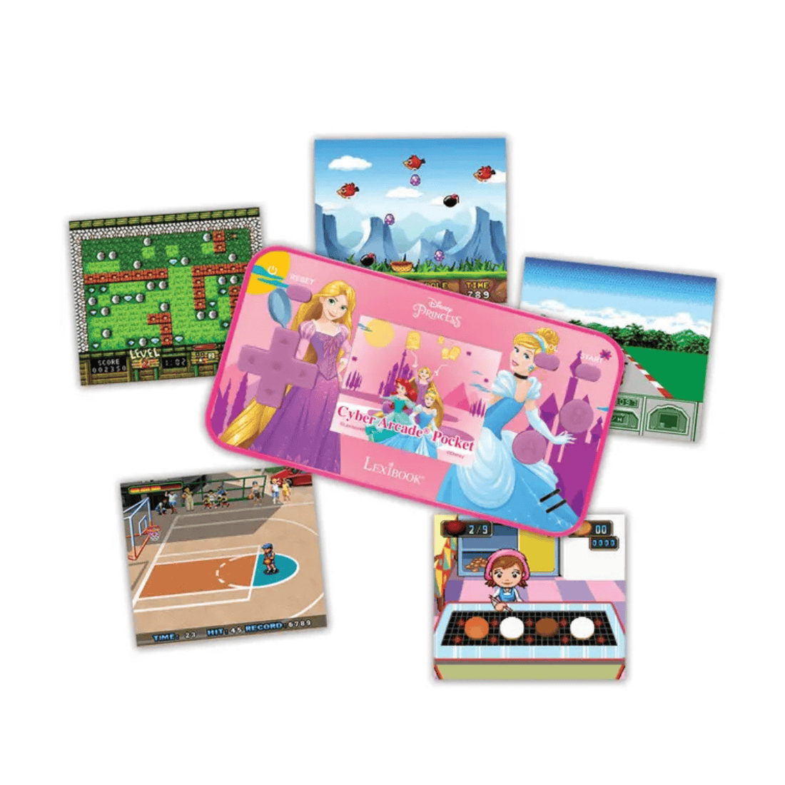 Lexibook JL1895DP Disney Princesses Handheld Console with 150 Games Including 10 Exclusive Disney Princesses Games