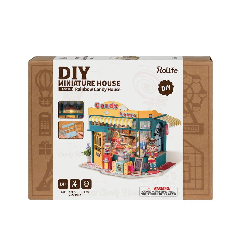 Rolife DIY Miniature House - Rainbow Candy House DG158