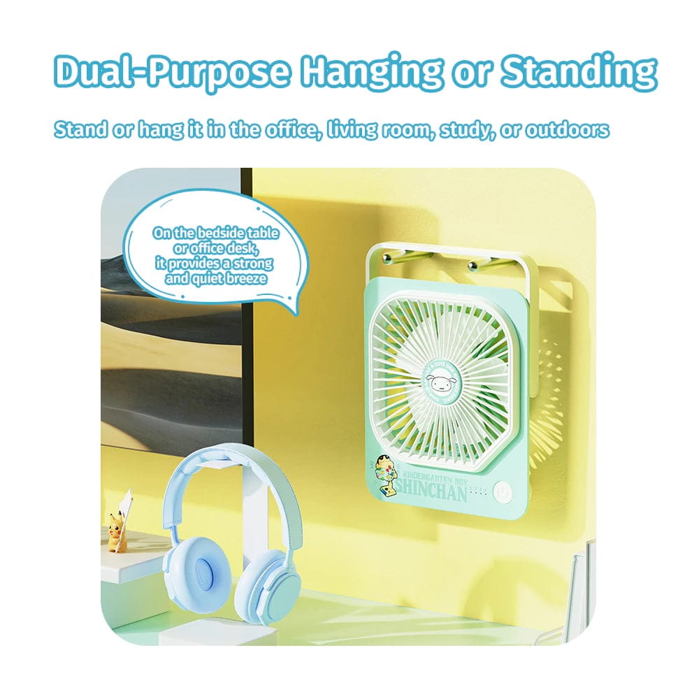 ROCK Crayon Shinchan GXZF68 Rechargeable Desktop Fan