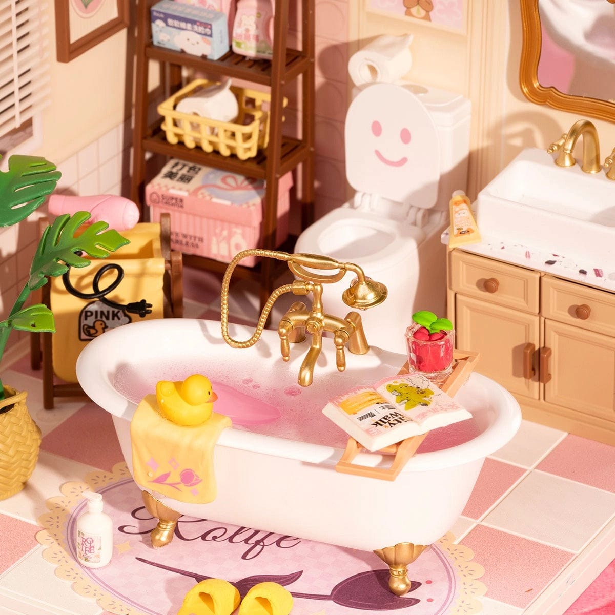 Rolife Bubble Bathroom Super Creator Miniature House DW014B