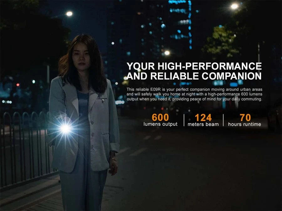 Fenix E09R Rechargeable EDC Keychain Flashlight