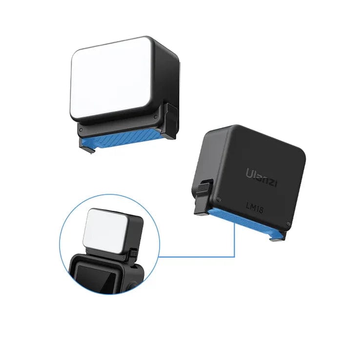 Ulanzi LM18 Mini LED Video Light for DJI Osmo Action 5/4/3 & Pocket 3