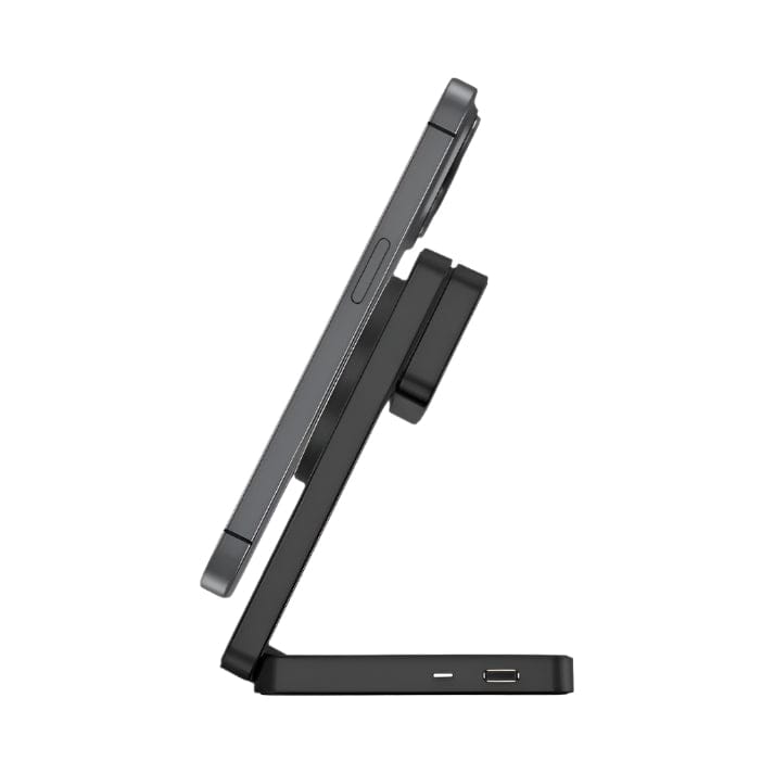 Mazer MagFold 06 Qi2 Certified 15w Foldable 3in1 Wireless Charging Stand