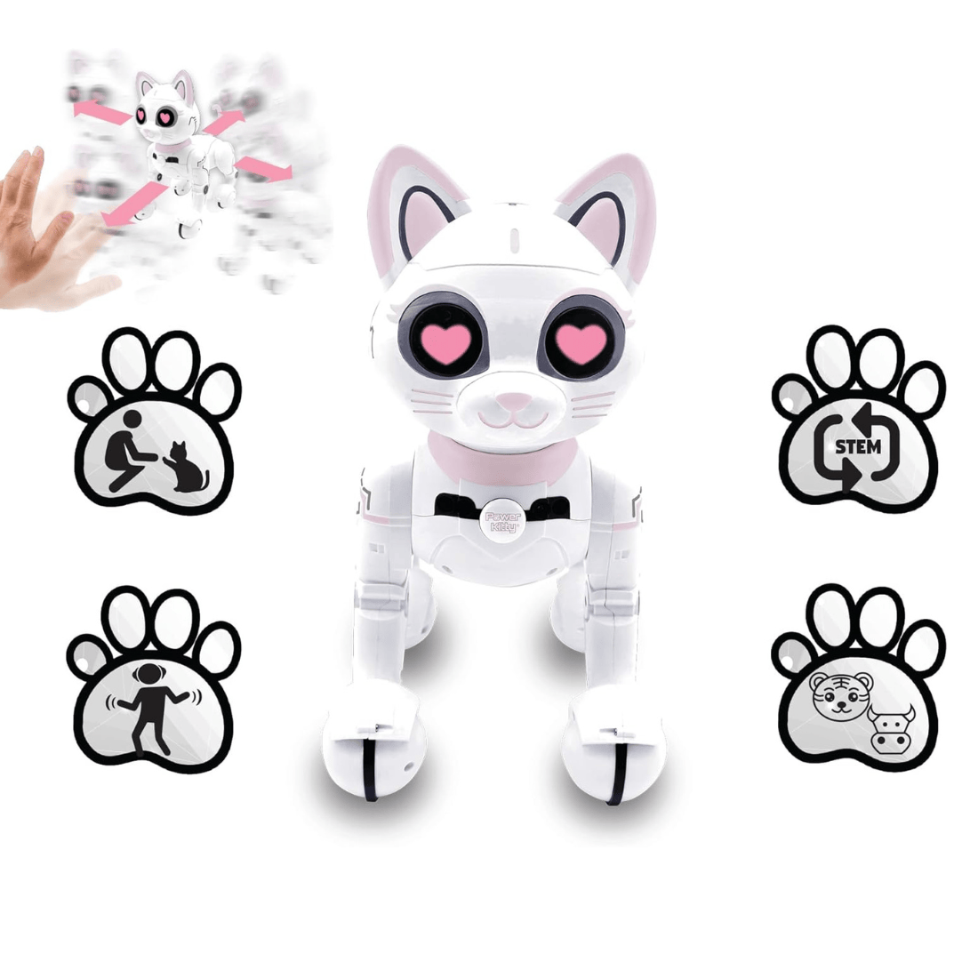 Lexibook KITTY01 Power Kitty My Smart Remote Control Kitty with 20 Features