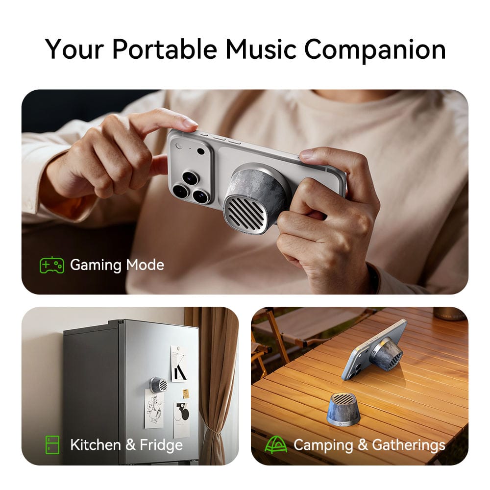 ROCK Mini Magnetic Wireless Charging Bluetooth Speaker