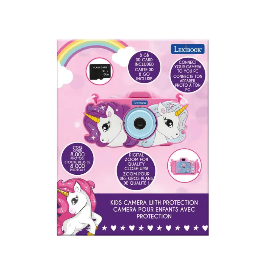 Lexibook DJ078 Series Digital Camera for Kids With Protection
