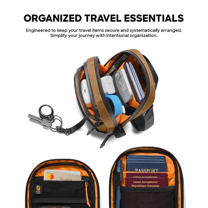 Tomtoc Aviator T37 X-Pac Travel Crossbody Bag With RFID