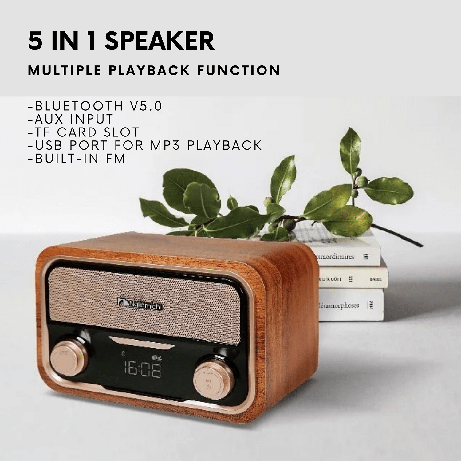 Nakamichi Soundbox Lite Bluetooth FM Radio Speaker