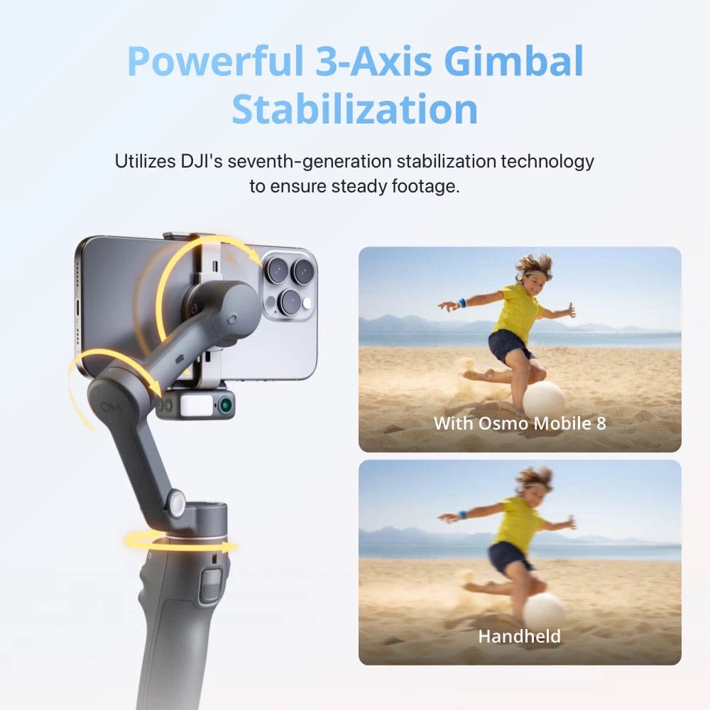 DJI Osmo Mobile 8 Flagship Intelligent Tracking Phone Gimbal