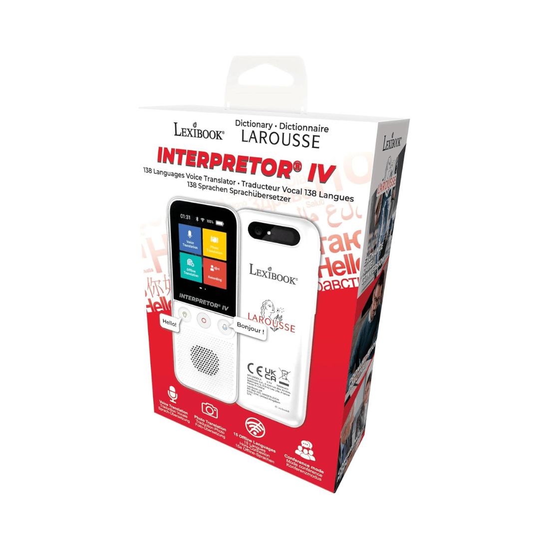 Lexibook NTL3000LA Interpretor IV 138 Languages Larousse Voice Translator
