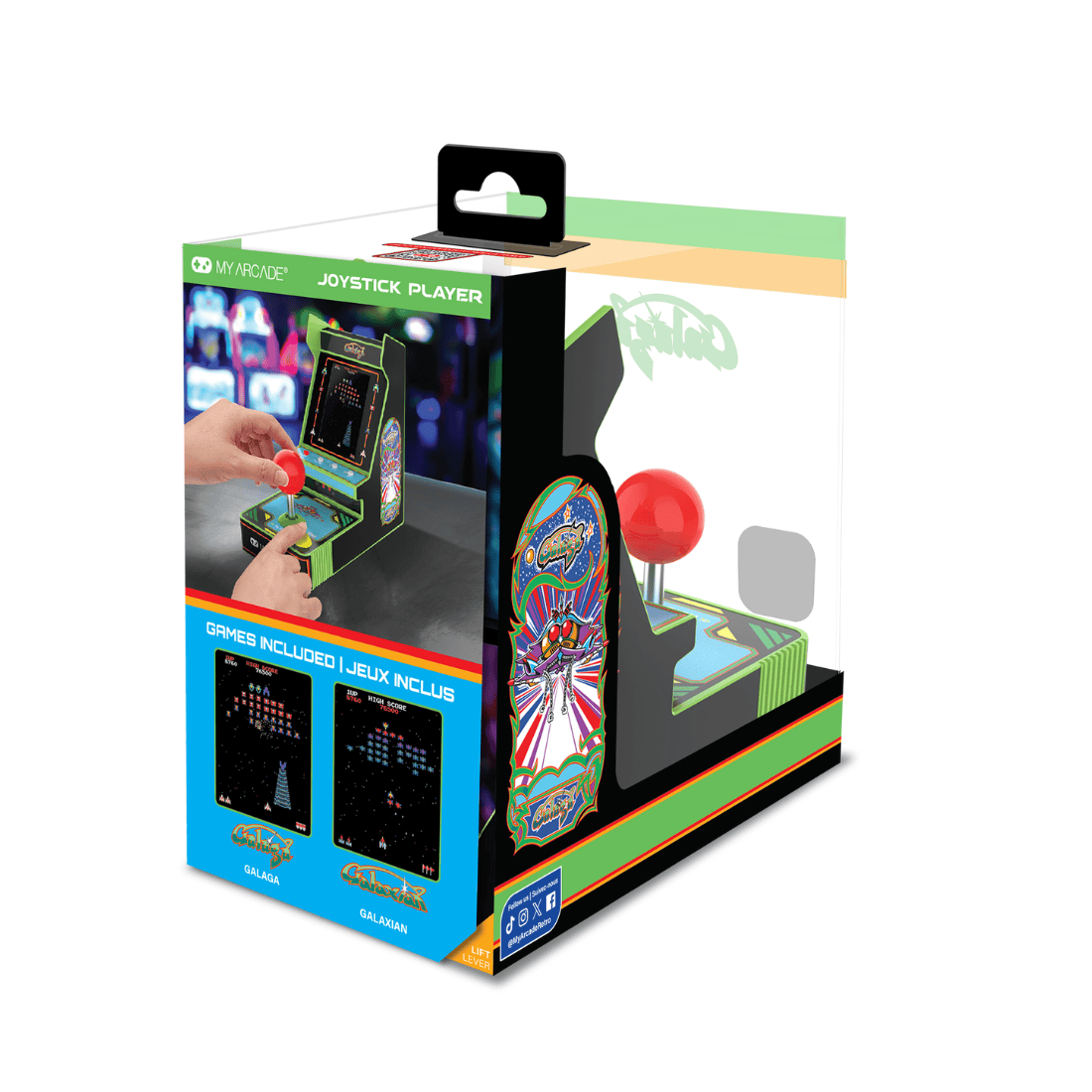 My Arcade Galaga Joystic Player 7194 Handheld Games