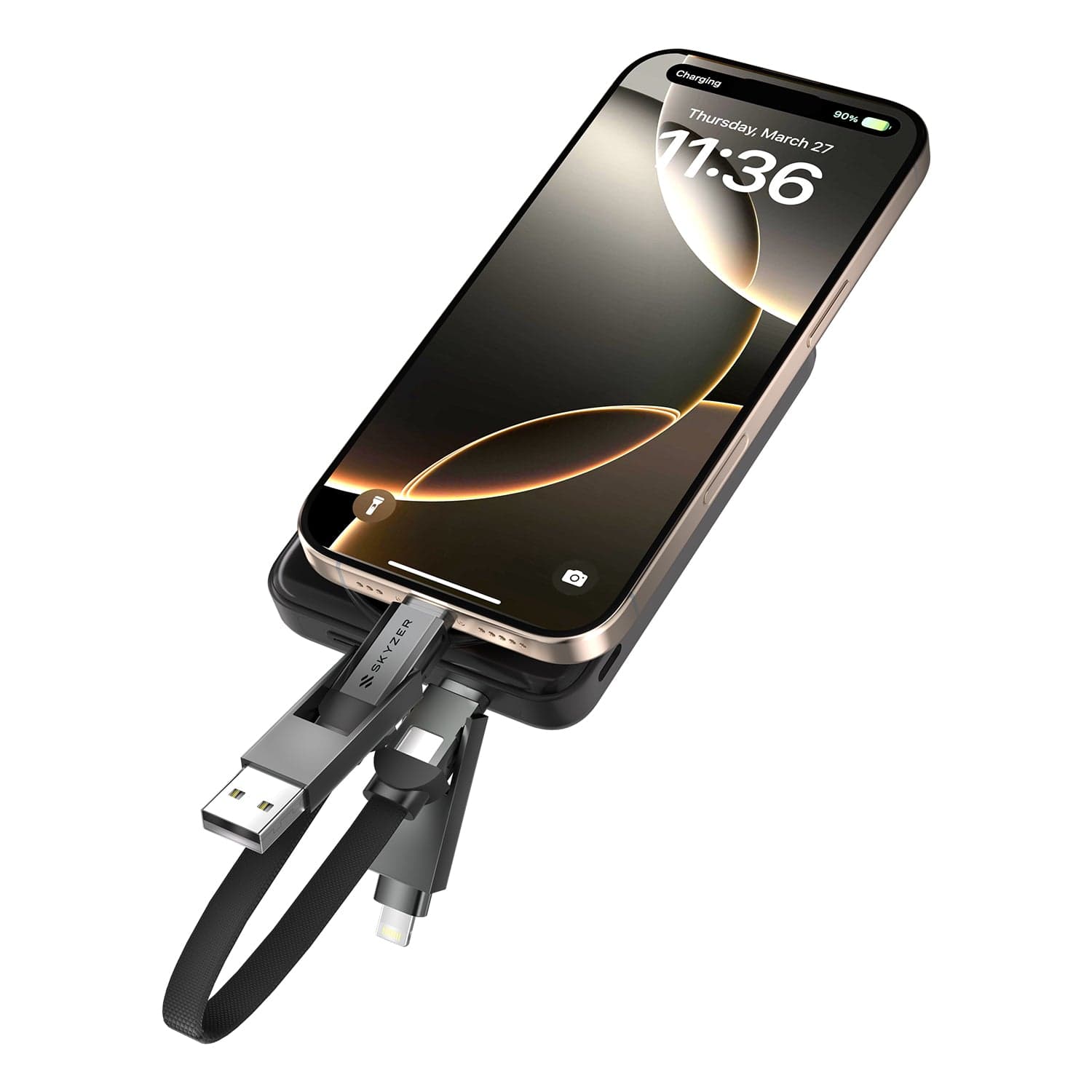 Skyzer 240W 4In1 Mag 18cm Cable Grey