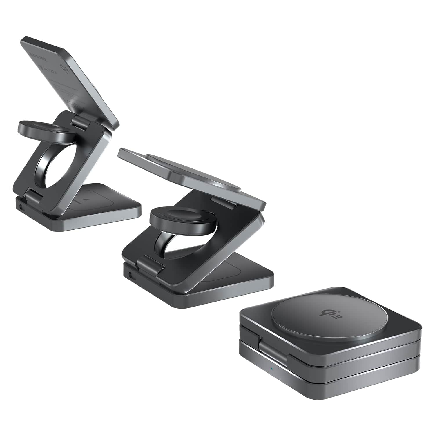 Skyzer CC617 Mag Charge Qi2 3-In-1 Foldable Wireless Charger