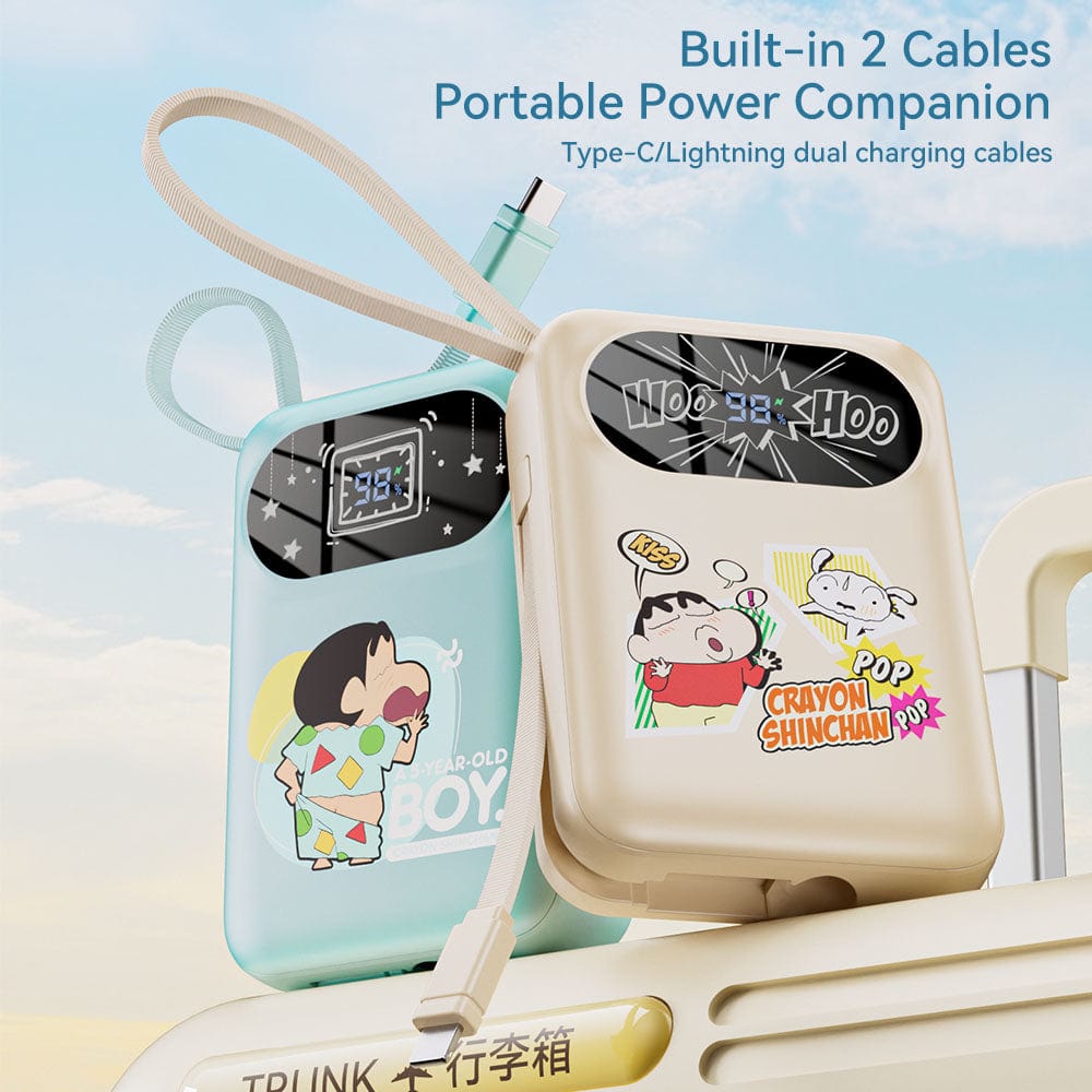 ROCK Crayon Shinchan Y11 mini Power Bank with Cable (20000mAh)
