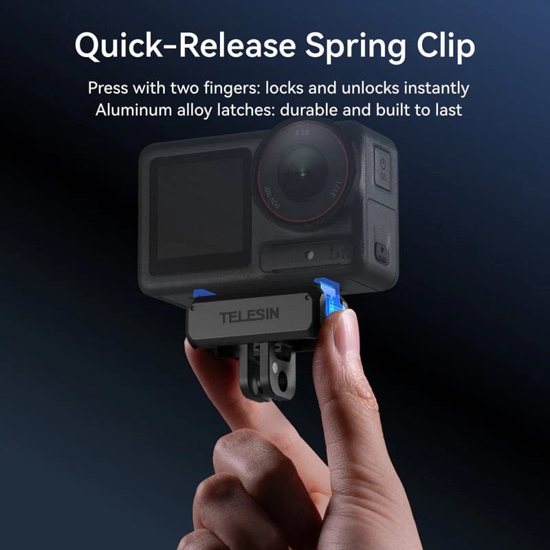 Telesin Quick Release Magnetic Mount Adapter for DJI Action 3/ 4/ 5 Pro