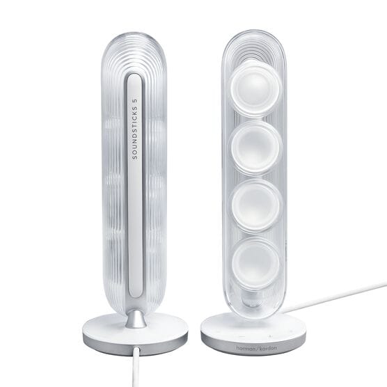 Harman Kardon SoundSticks 5 2.1-Channel Bluetooth Speakers with HDMI & Engaging Lighting