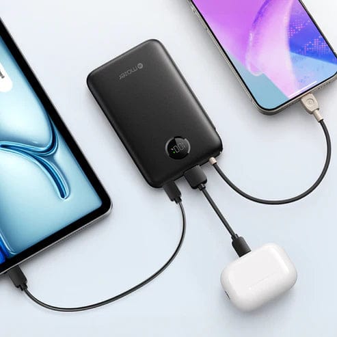 Mazer PowerCharge Link 10V2 10,000mAh PD20W (Built-in USB C Cable) Power Bank