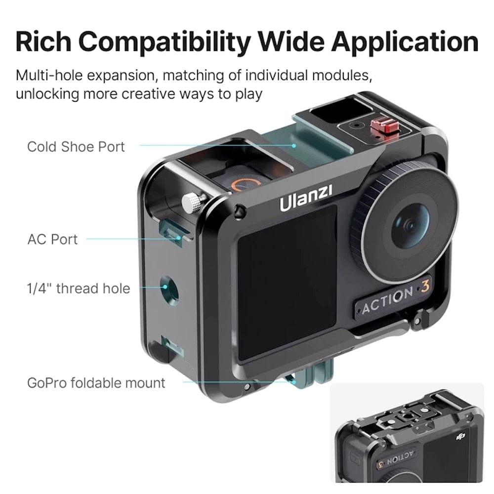 Ulanzi OA-14 Camera Cage for DJI Osmo Action 5/4/3