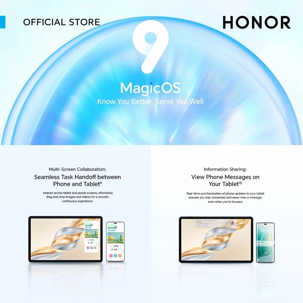 Honor Pad X Series | Pad X9a LTE 11.5” Tablet