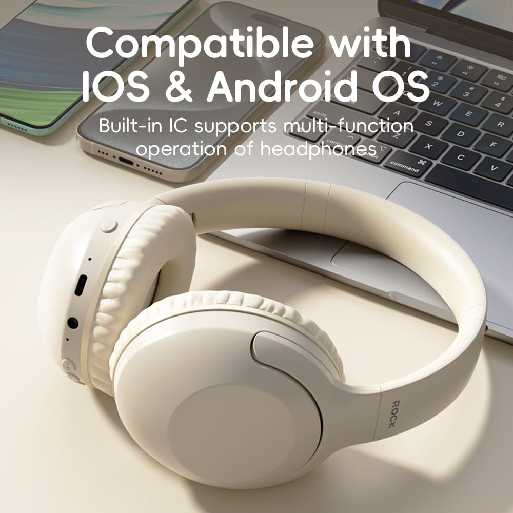 ROCK O3 ANC Bluetooth Wireless Headphone