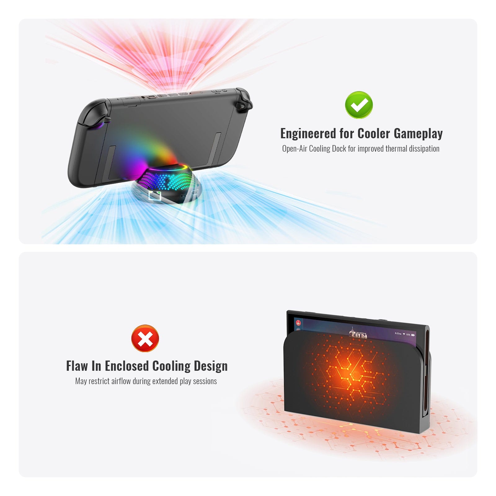 JYS NS2289 Mini Portable TV Dock Station for Nintendo Switch 2