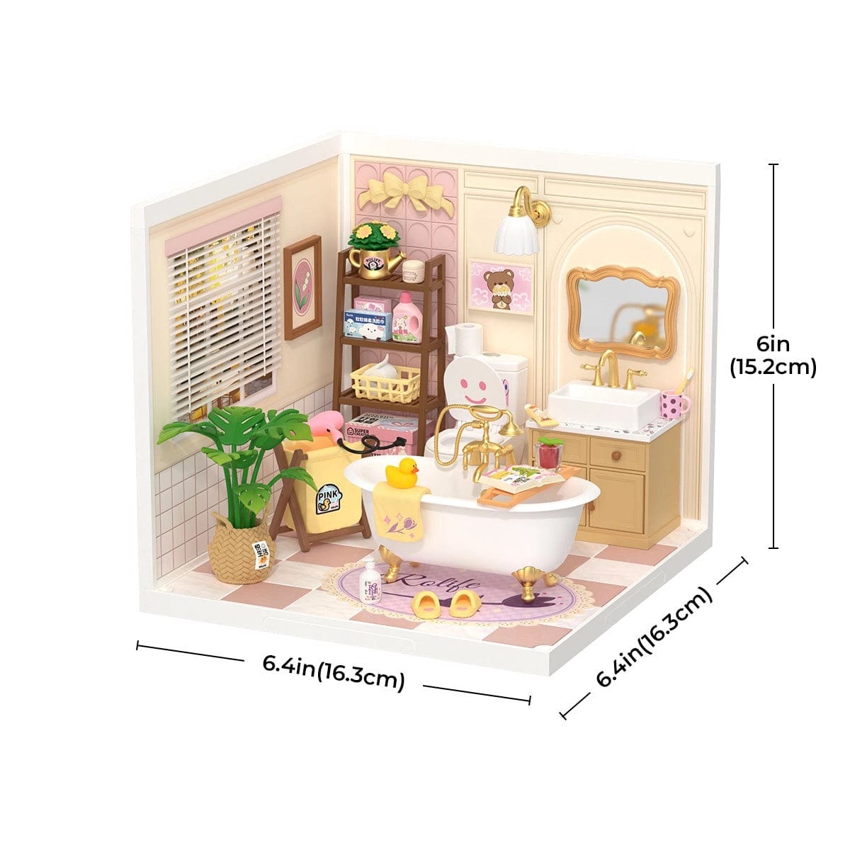 Rolife Bubble Bathroom Super Creator Miniature House DW014B