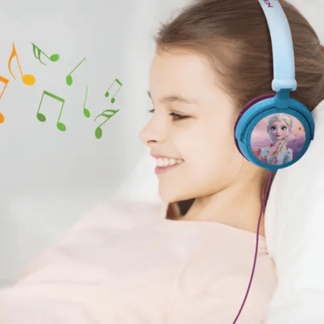 Lexibook HP010 Series Stereo Wired Foldable Headphones with Volume Control