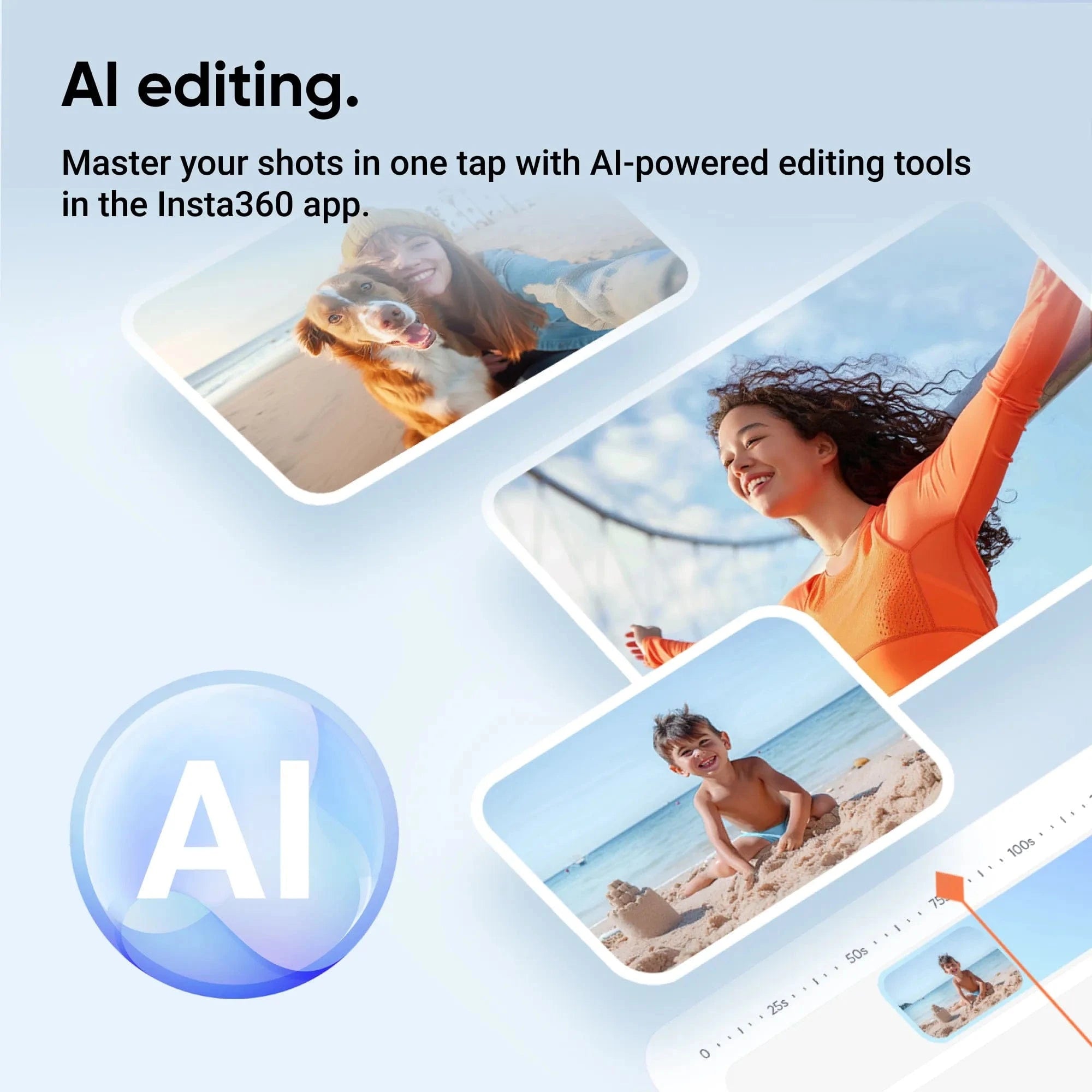 Insta360 Flow 2 Gimbal Stabilizer for Smartphone