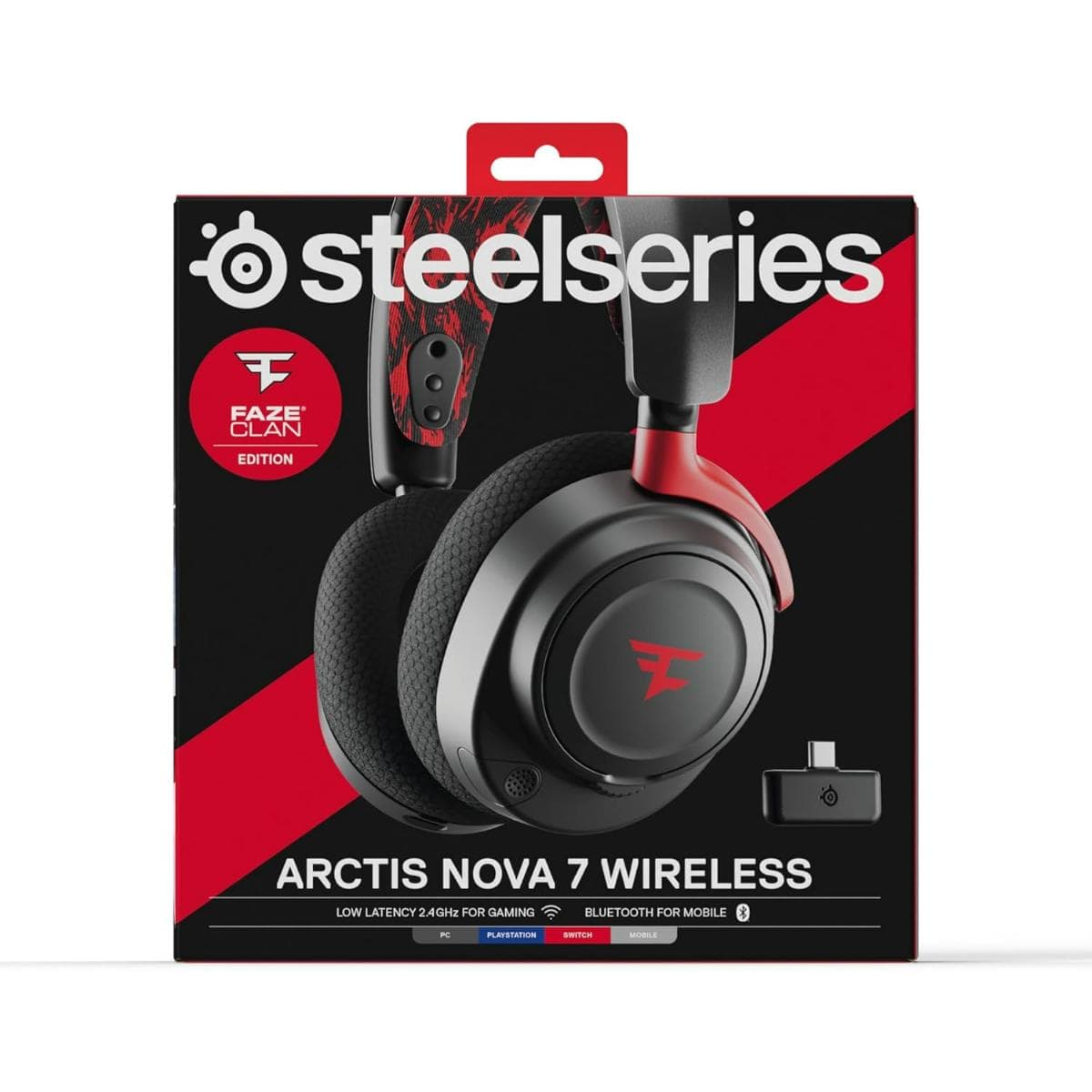 Steelseries Arctis Nova 7 Wireless Gaming Headset FaZe Clan Edition