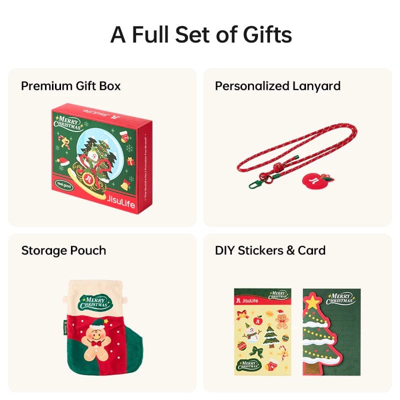 JisuLife Handheld Fan Life10 Christmas Edition