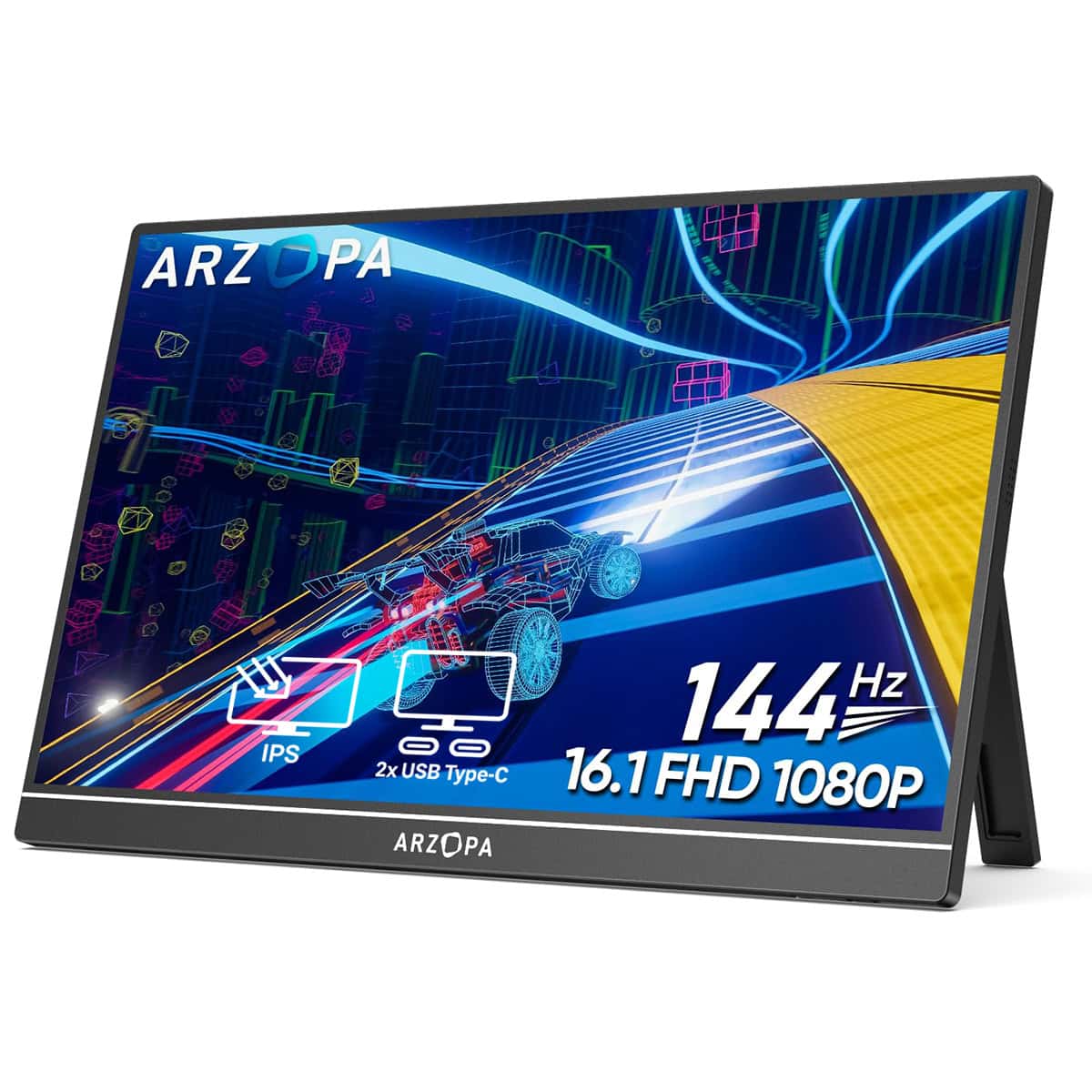 Arzopa Z1FC 16.1 inch 144Hz Full HD Type-C Portable Gaming Monitor