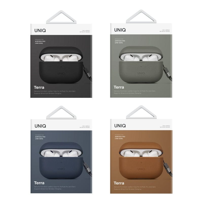 Uniq Terra Genuine Leather Airpods Pro 2 Case