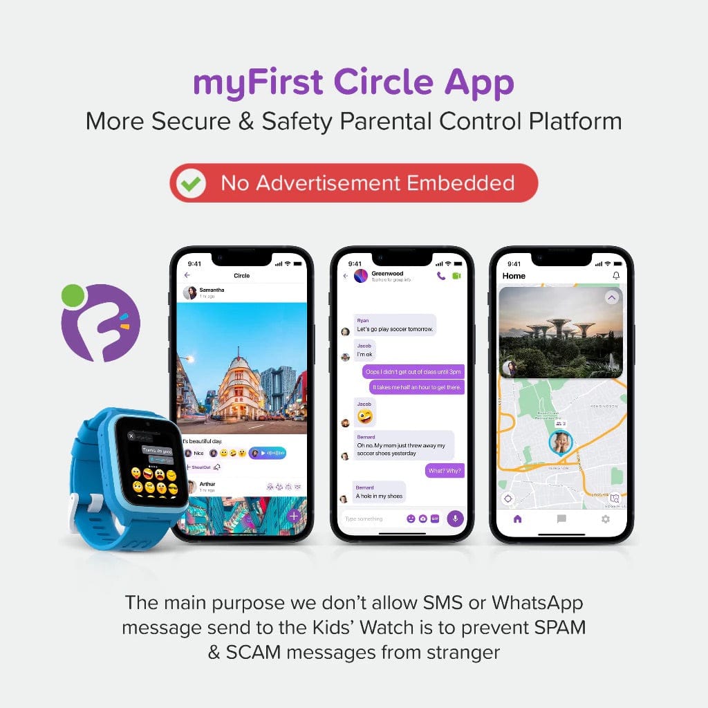 myFirst Fone M1 Wearable Kids Smartwatch