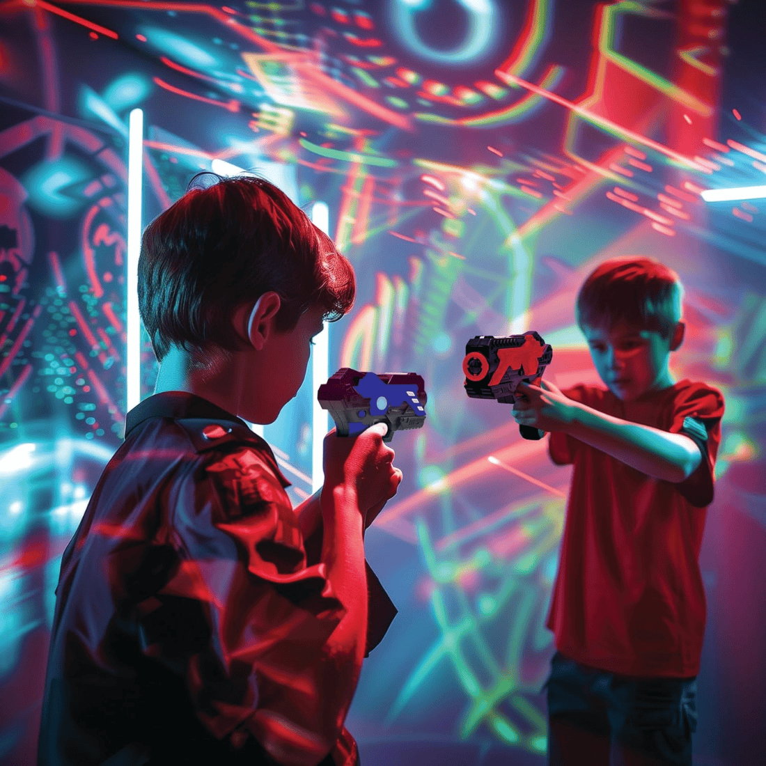 Lexibook JG250 Galactic Battle Laser Tag Infra-Red Interactive Game Set with 2 Laser Guns & 2 Armor