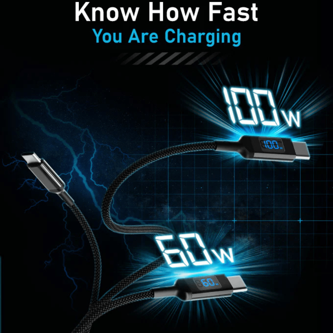 Futurizta Hydra Triple Type-C Multi Cable Led 1.5M