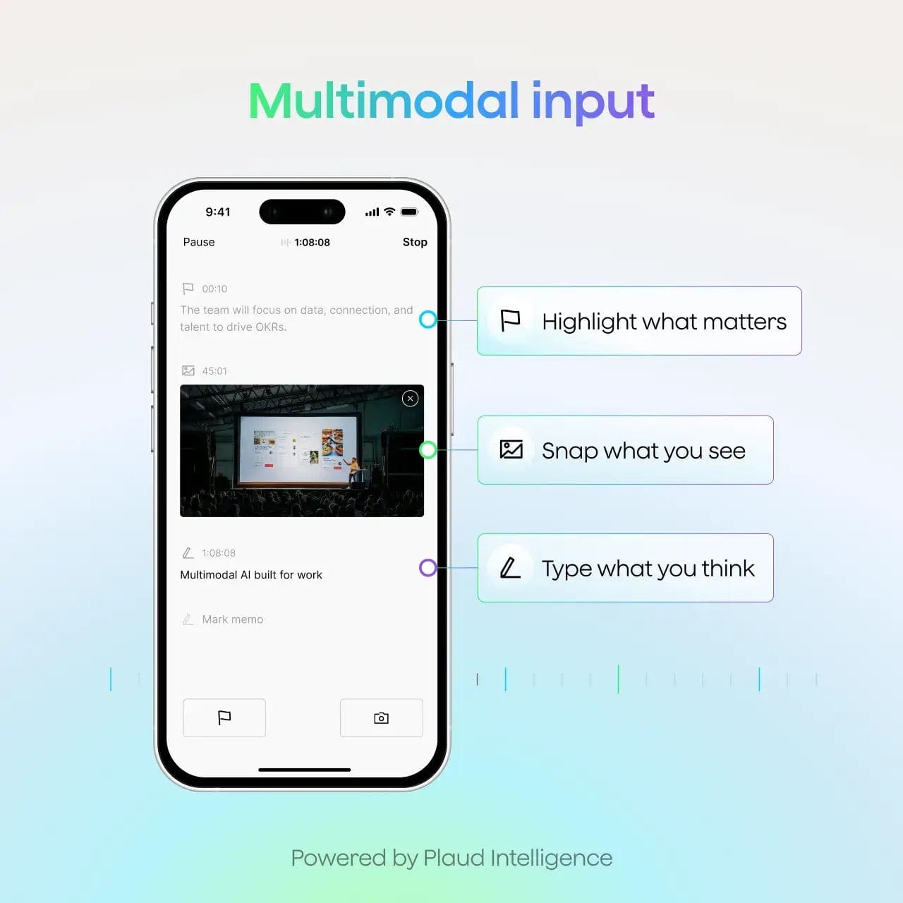 PLAUD.AI Plaud Note Pro Smart AI Note Taker with Black Magnetic Case