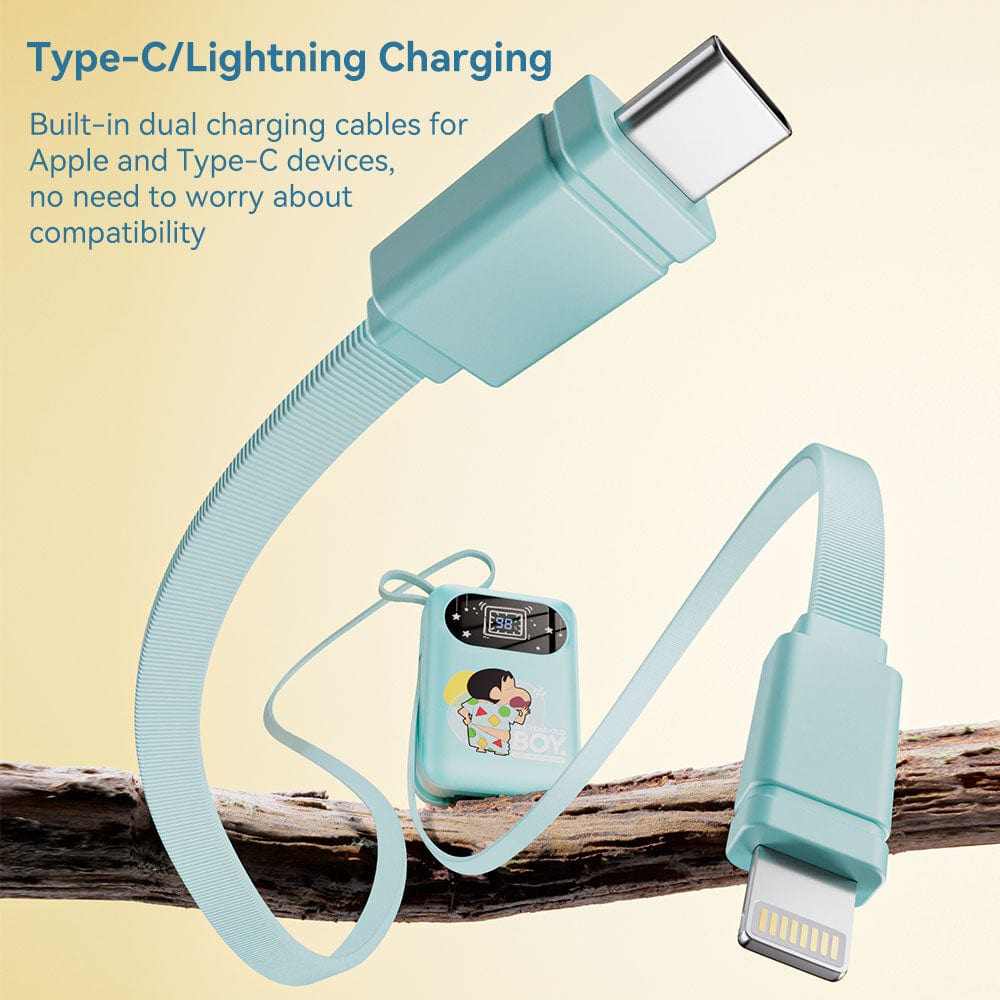 ROCK Crayon Shinchan Y11 mini Power Bank with Cable (20000mAh)