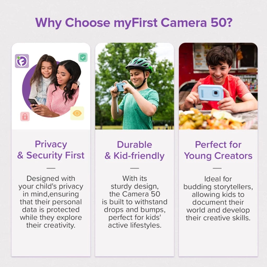 myFirst Camera 50 AI Camera for Next-Generation Storytellers