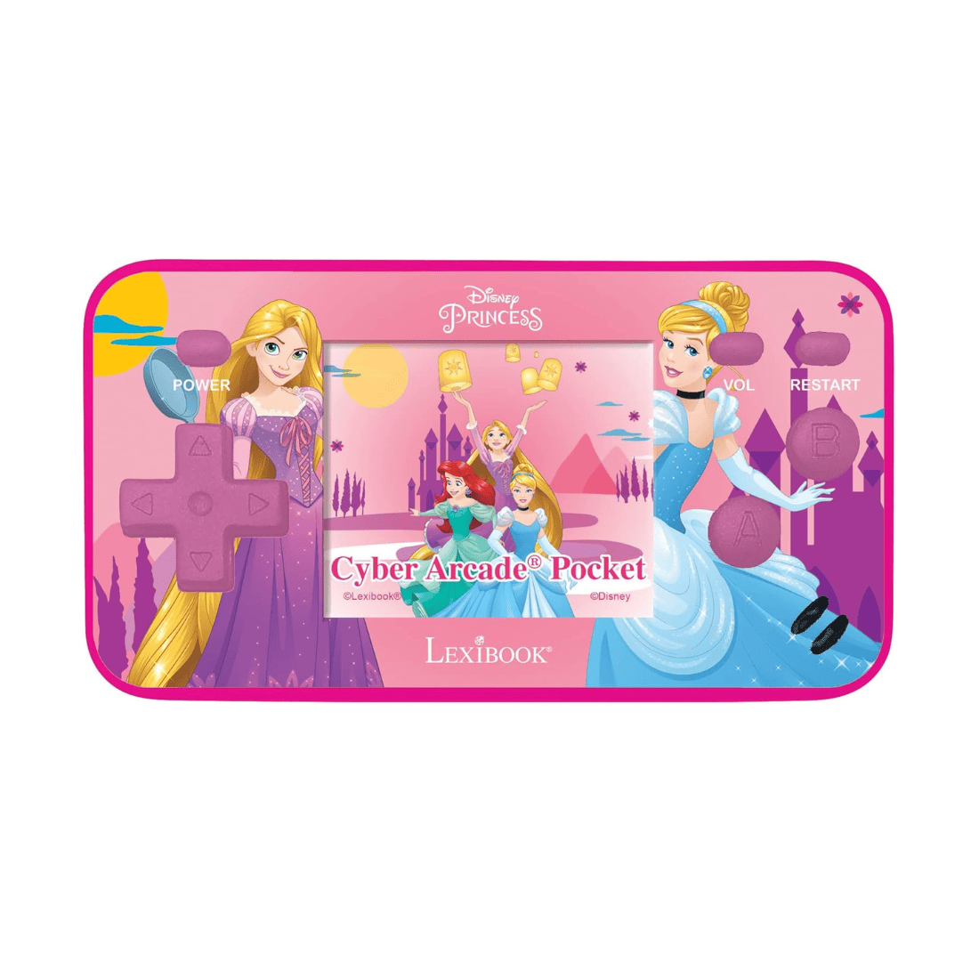 Lexibook JL1895DP Disney Princess Cyber Arcade Pocket Handheld Game Console