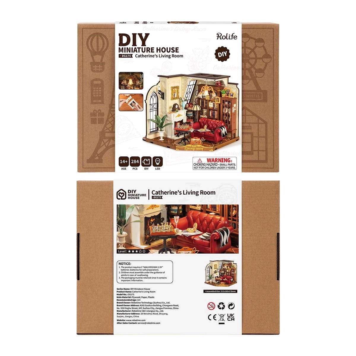 Rolife DIY Miniature House - Catherine's Living Room DG175