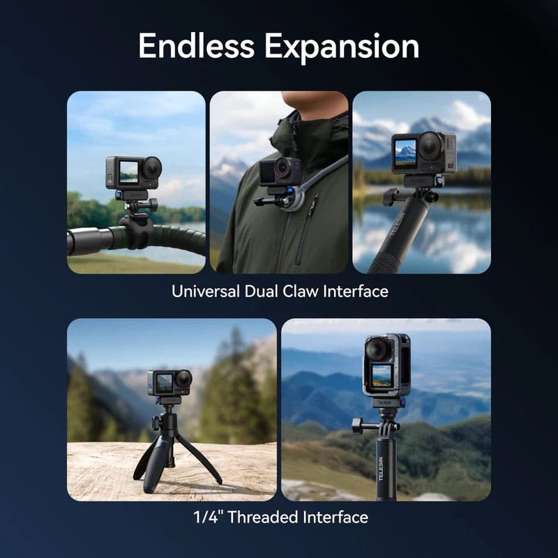 Telesin Quick Release Magnetic Mount Adapter for DJI Action 3/ 4/ 5 Pro