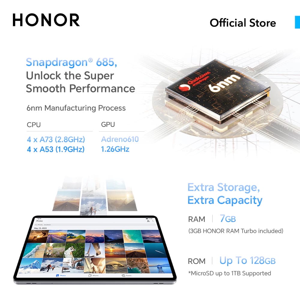 Honor Pad X Series | Pad X9 LTE 11.5” Tablet