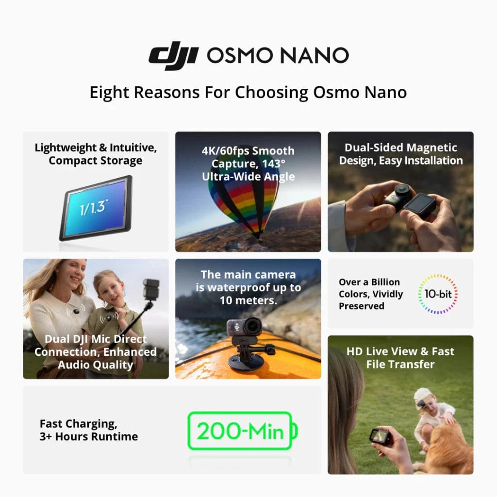 DJI Osmo Nano Wearable Camera