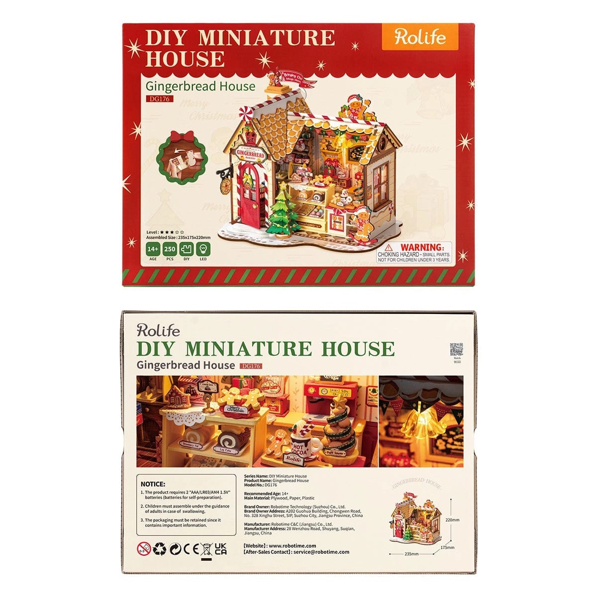 Rolife DIY Miniature House - Gingerbread House DG176