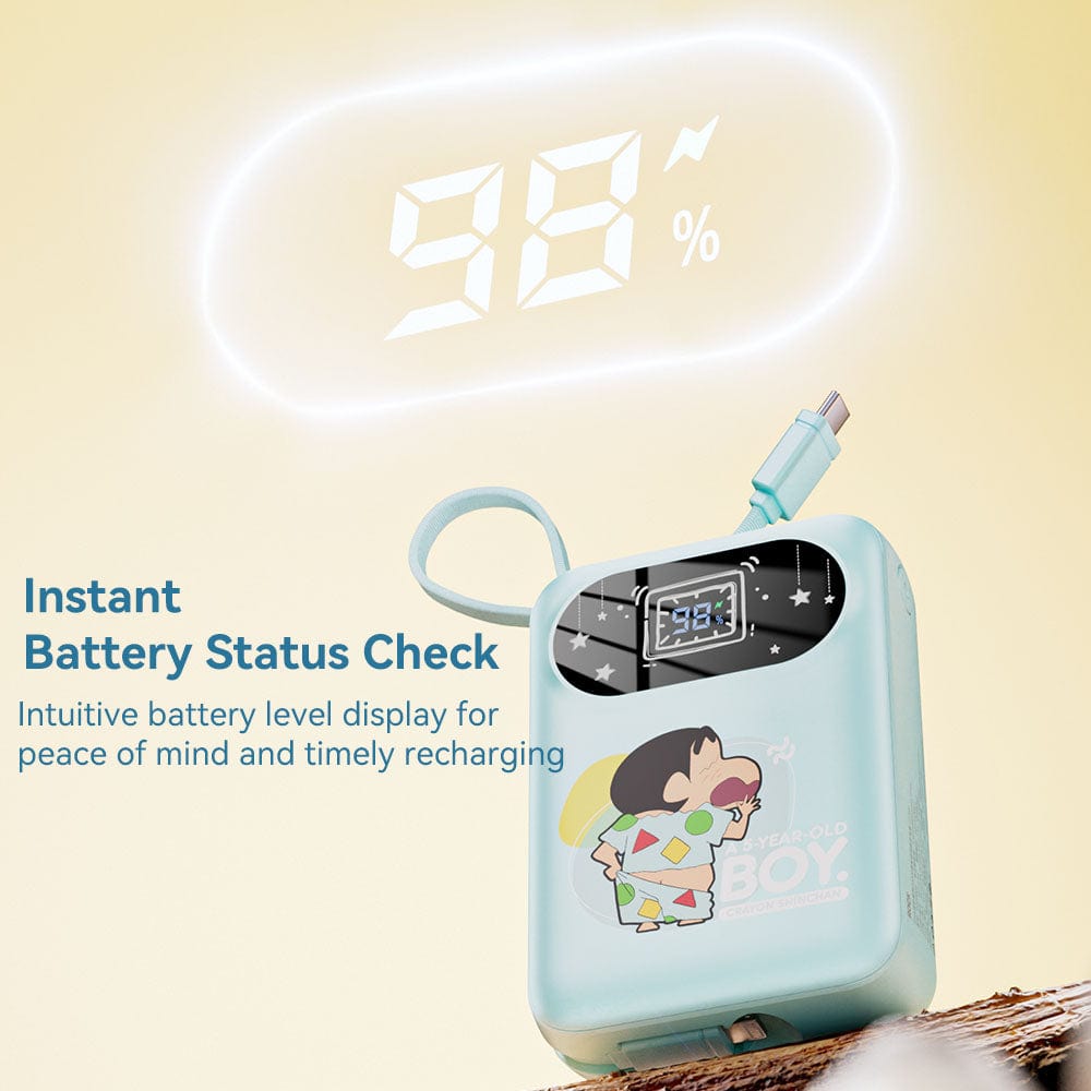 ROCK Crayon Shinchan Y11 mini Power Bank with Cable (20000mAh)