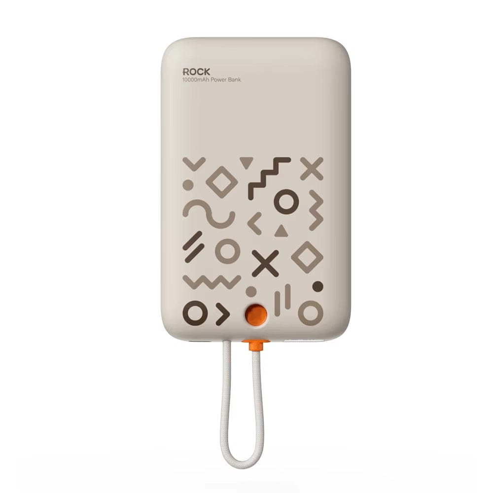 ROCK P28 Magnetic PD Fast Charging Power Bank with Cable 10000mAh