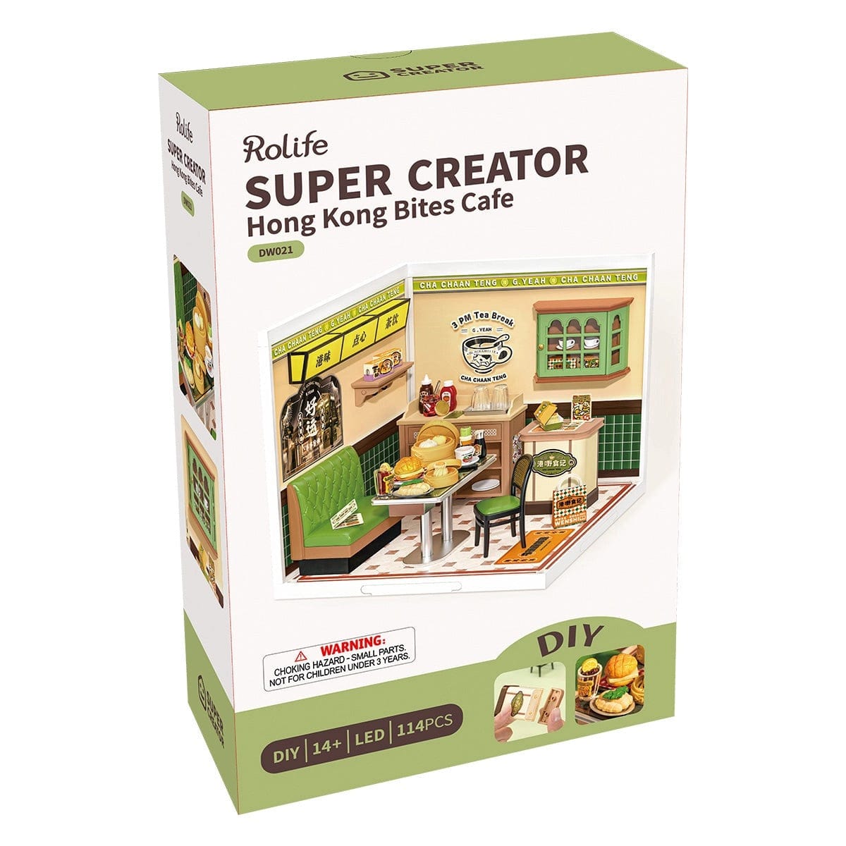 Rolife Super Creator Miniature House - Hong Kong Bites Cafe DW021
