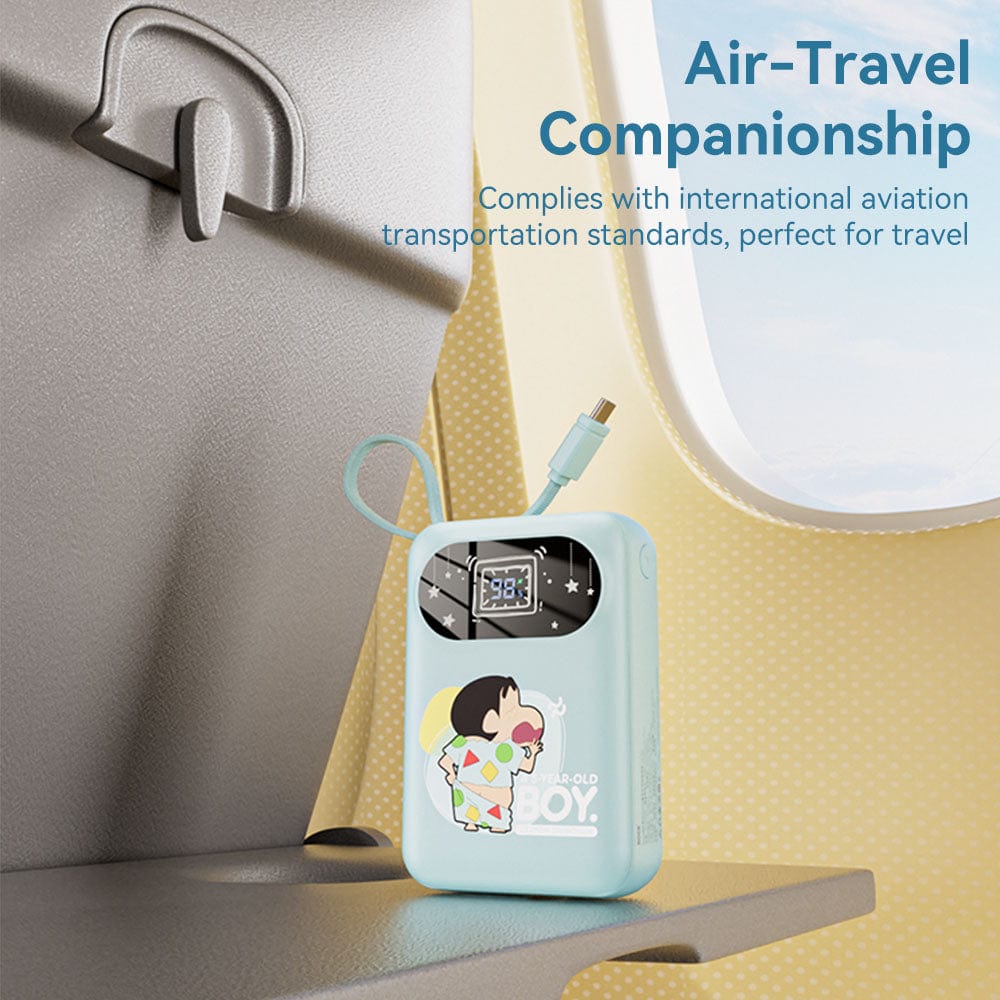 ROCK Crayon Shinchan Y11 mini Power Bank with Cable (20000mAh)