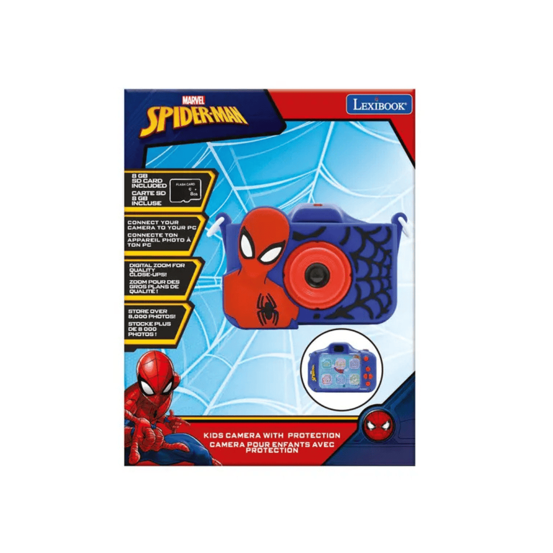 Lexibook DJ078 Series Digital Camera for Kids With Protection